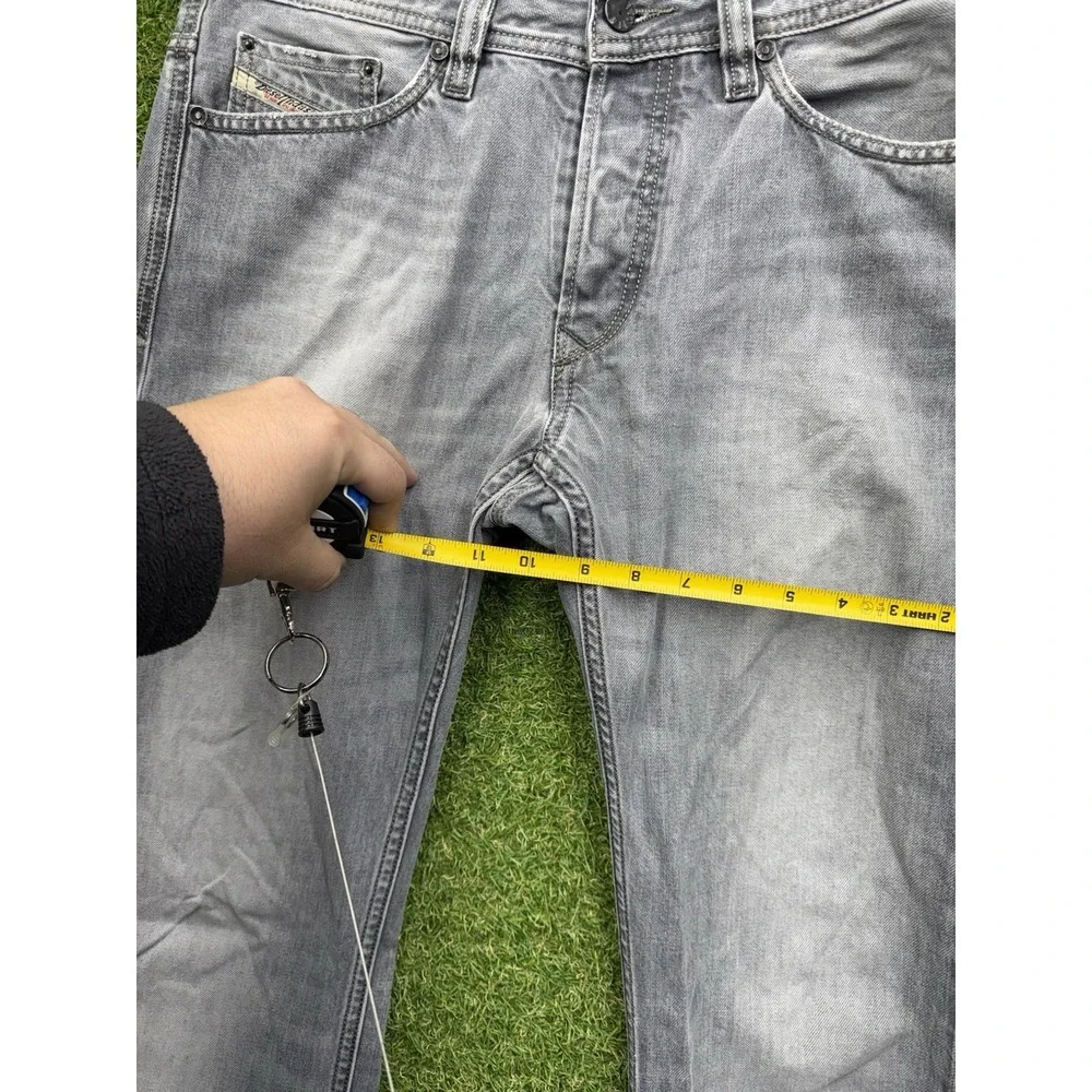 Diesel Viker Button Fly Jeans Mens 30x32 Grey Denim Regular Straight Leg y2k